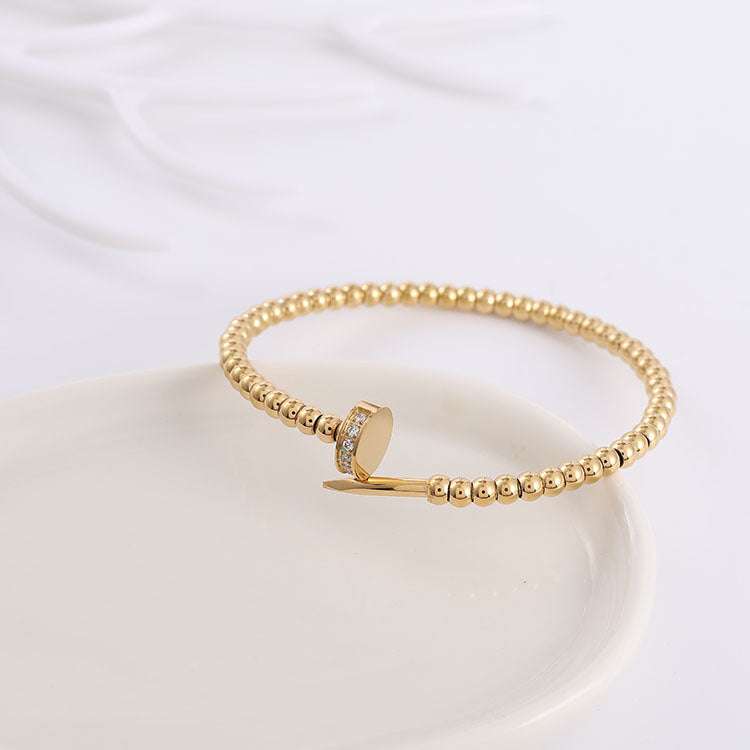 Elegant New Style Non-fading Trendy Golden Nail Bracelet