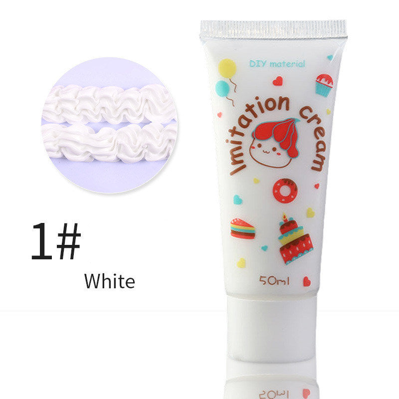 Phone Case Cream Clay 50g Handicraft DIY Material Antifreeze Simulation Cream Glue