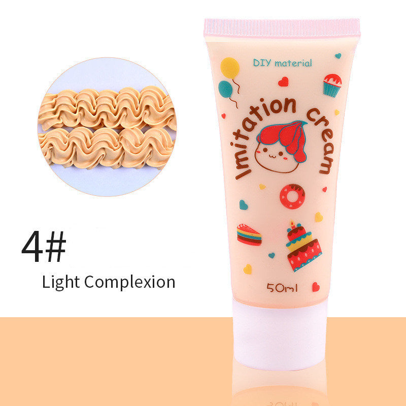 Phone Case Cream Clay 50g Handicraft DIY Material Antifreeze Simulation Cream Glue