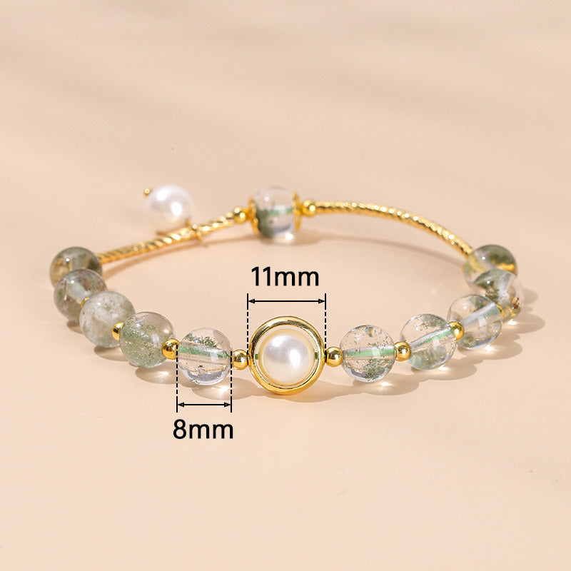 Women's Fashion Simple Crystal Agate Bracelet