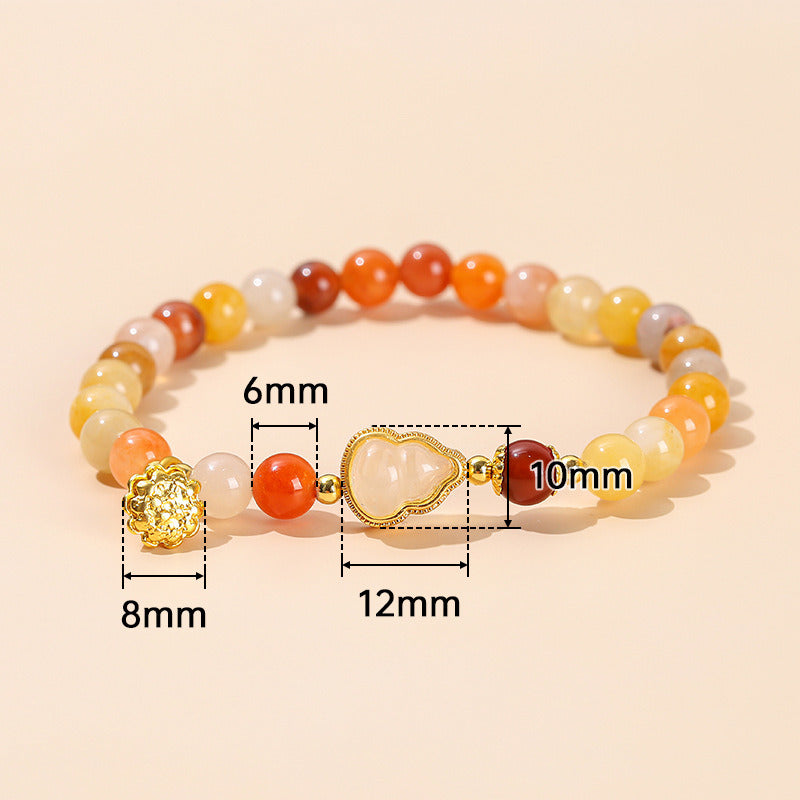 Women's Fashion Simple Crystal Agate Bracelet