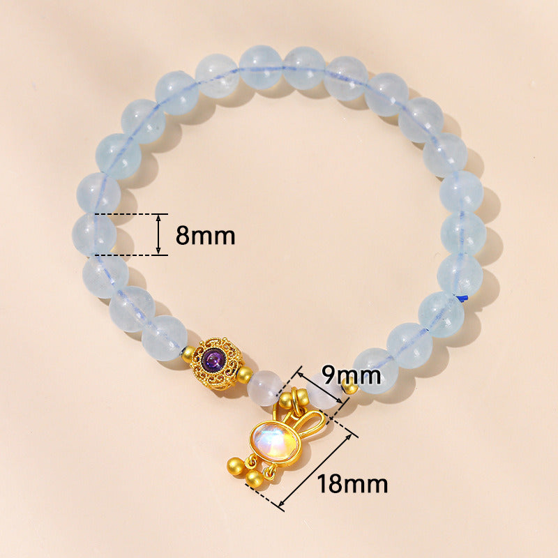 Women's Fashion Simple Crystal Agate Bracelet