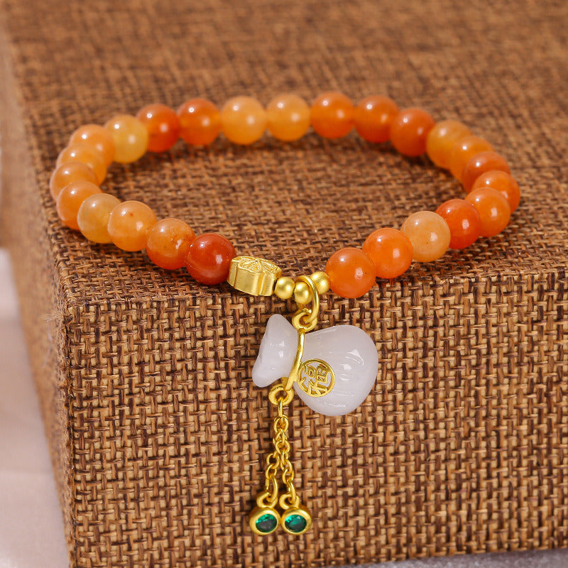 Women's Fashion Simple Crystal Agate Bracelet