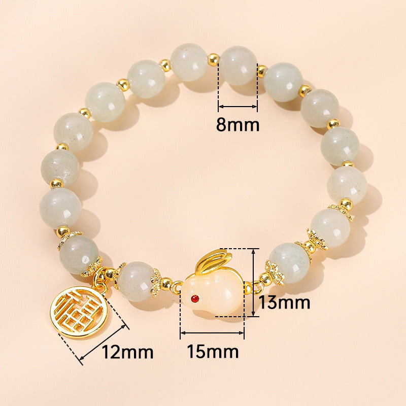 Women's Fashion Simple Crystal Agate Bracelet