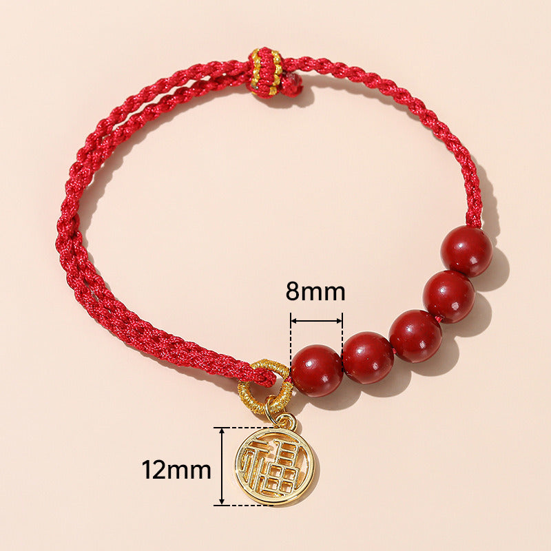 Women's Fashion Simple Crystal Agate Bracelet