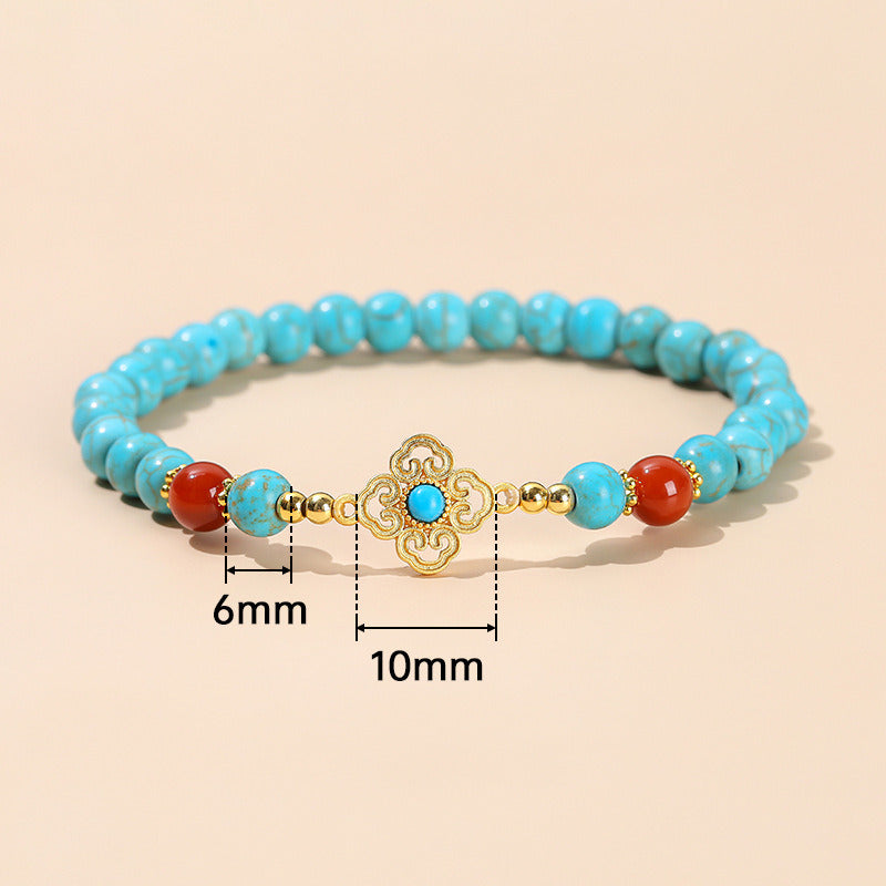 Women's Fashion Simple Crystal Agate Bracelet