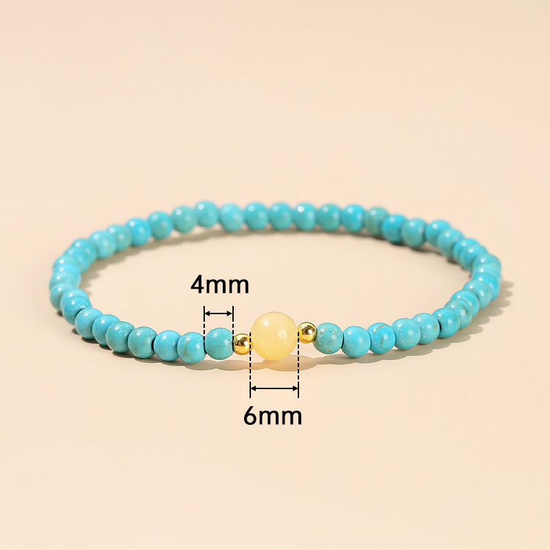 Women's Fashion Simple Crystal Agate Bracelet