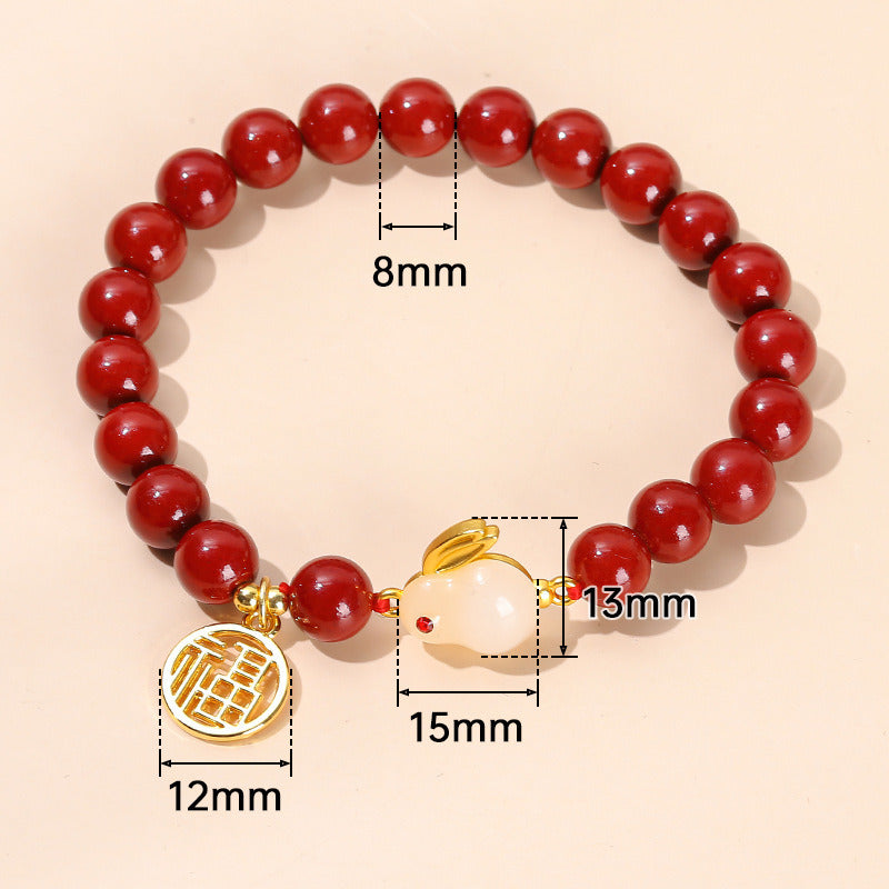 Women's Fashion Simple Crystal Agate Bracelet