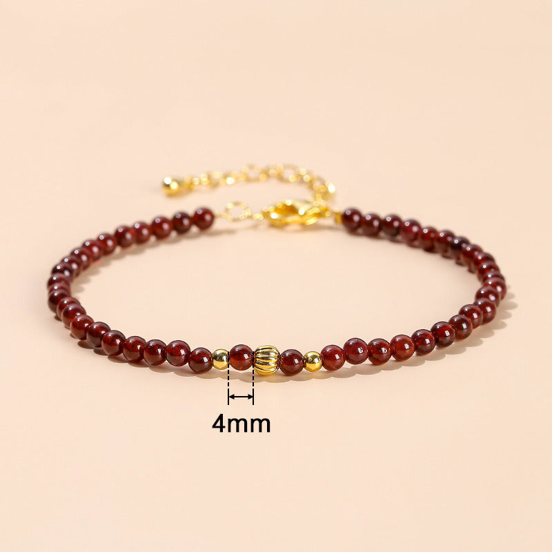 Women's Fashion Simple Crystal Agate Bracelet