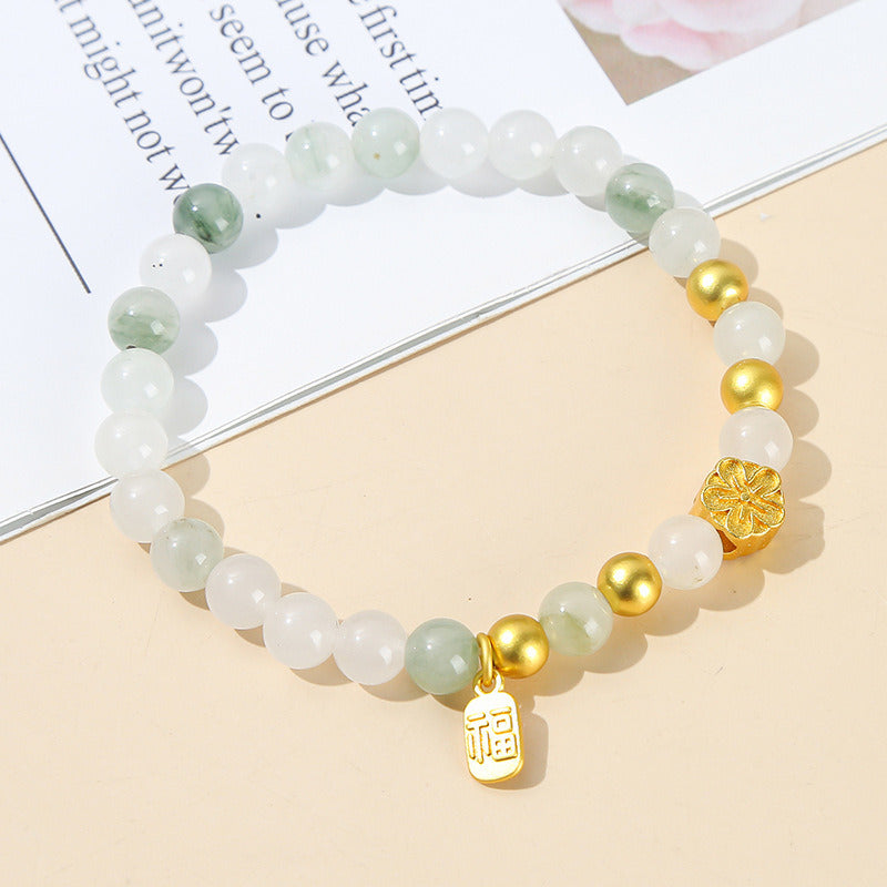 Women's Fashion Simple Crystal Agate Bracelet