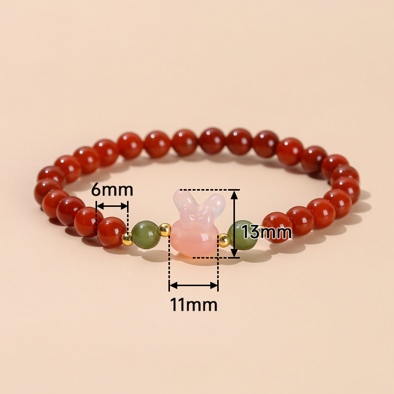 Women's Fashion Simple Crystal Agate Bracelet