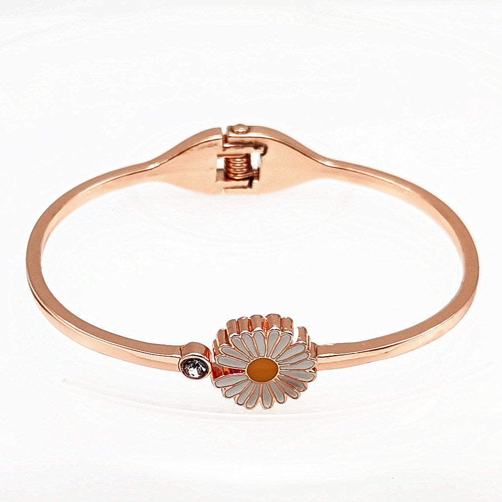 Women's Adjustable Bracelet Chrysanthemum Rose Gold