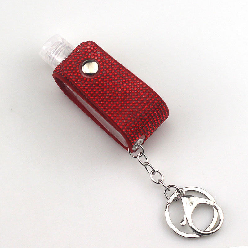 Leather Diamond Keychain Creative Original Design