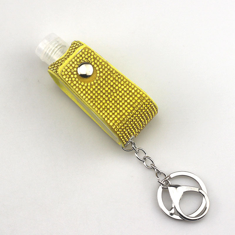 Leather Diamond Keychain Creative Original Design