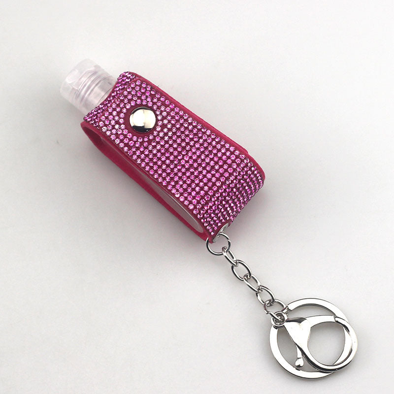 Leather Diamond Keychain Creative Original Design