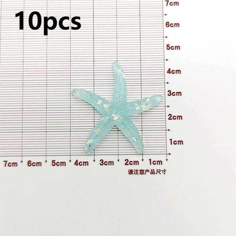 Handmade Diy Cream Glue Phone Case Marine Resin Accessories Starfish