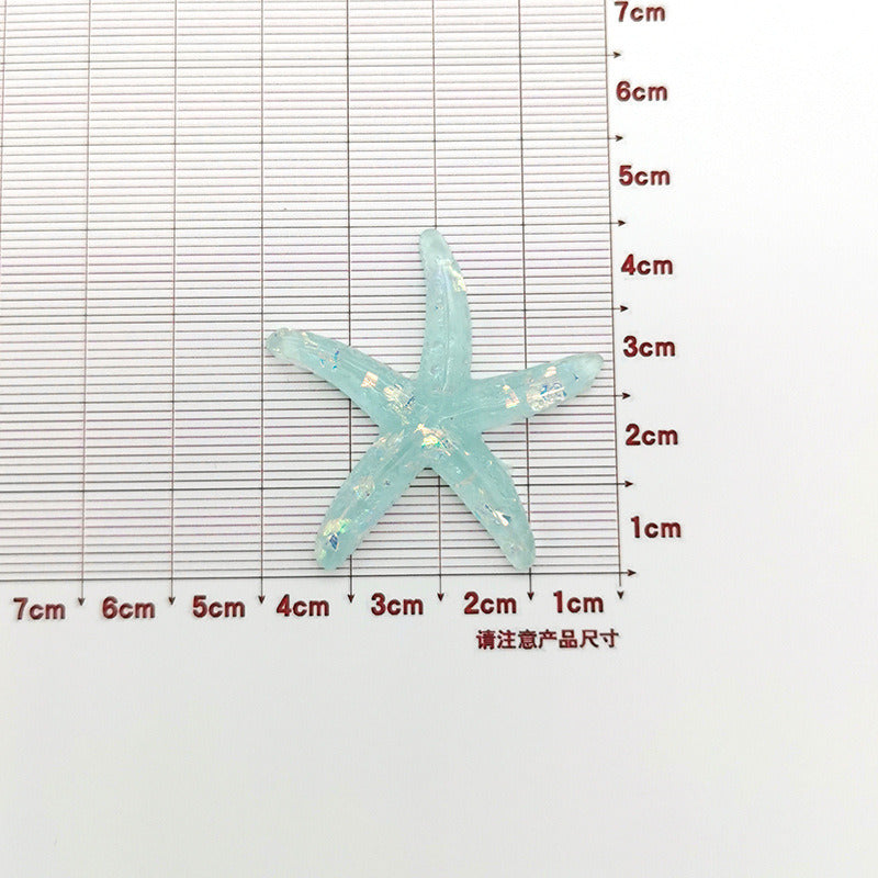 Handmade Diy Cream Glue Phone Case Marine Resin Accessories Starfish