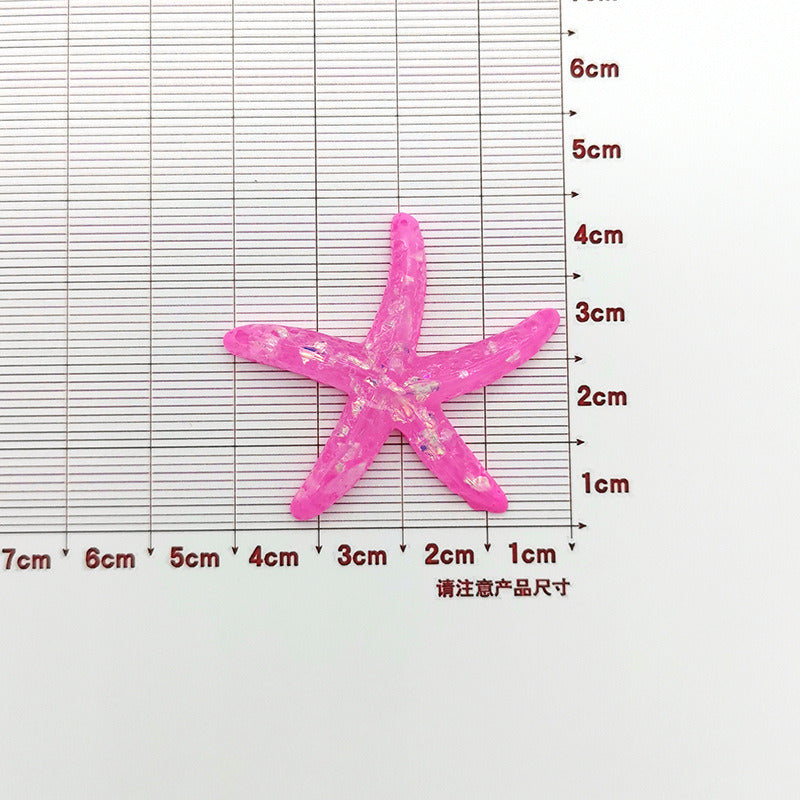 Handmade Diy Cream Glue Phone Case Marine Resin Accessories Starfish