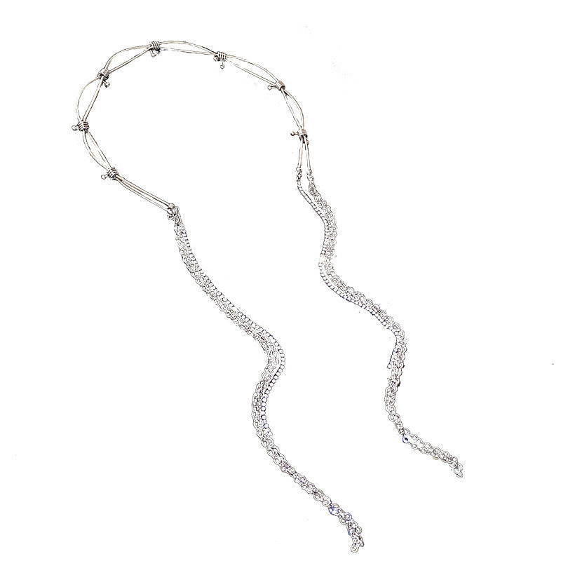 Air-encrusted Tassel Headband, Fashionable And High-end