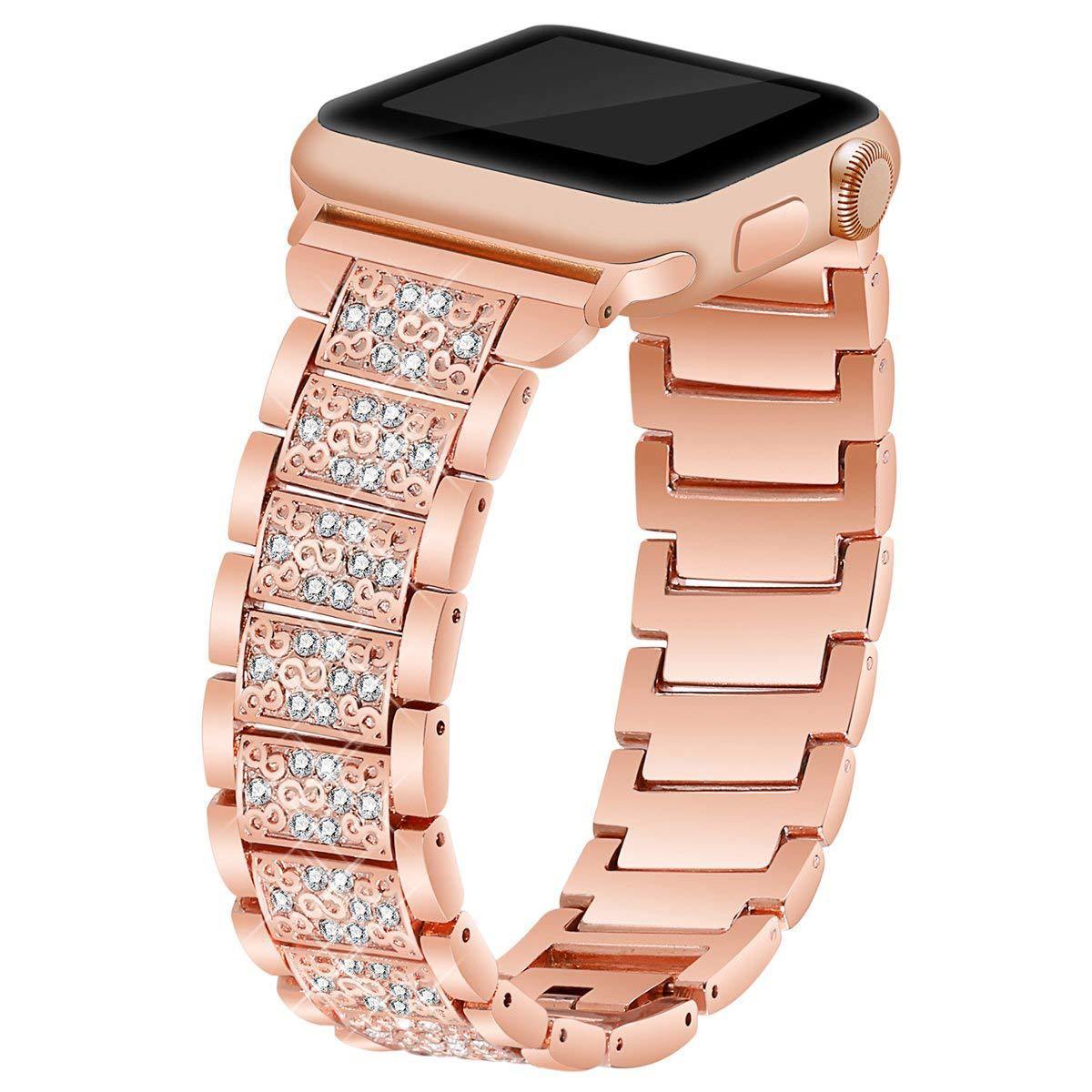 Zinc Alloy Full Diamond Watch Strap