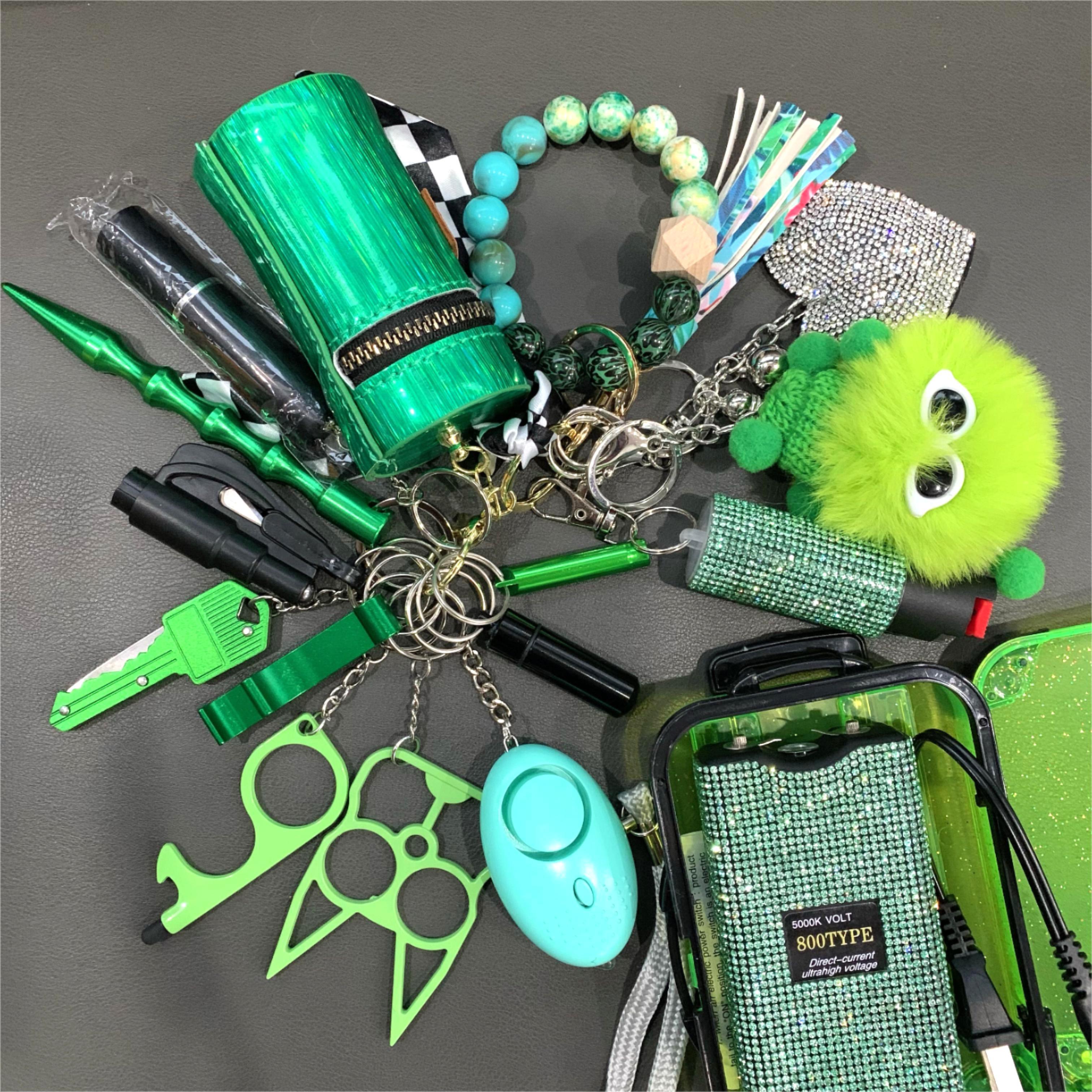 16PCS Keychain Set Offline Packing Do As The Picture Shows