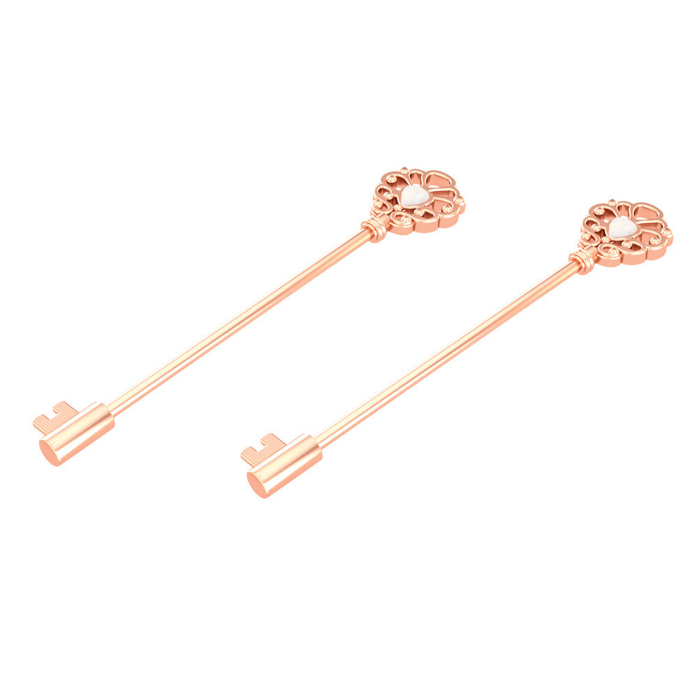 Unique Key Aobaoshi Industrial Barbell Ear Studs