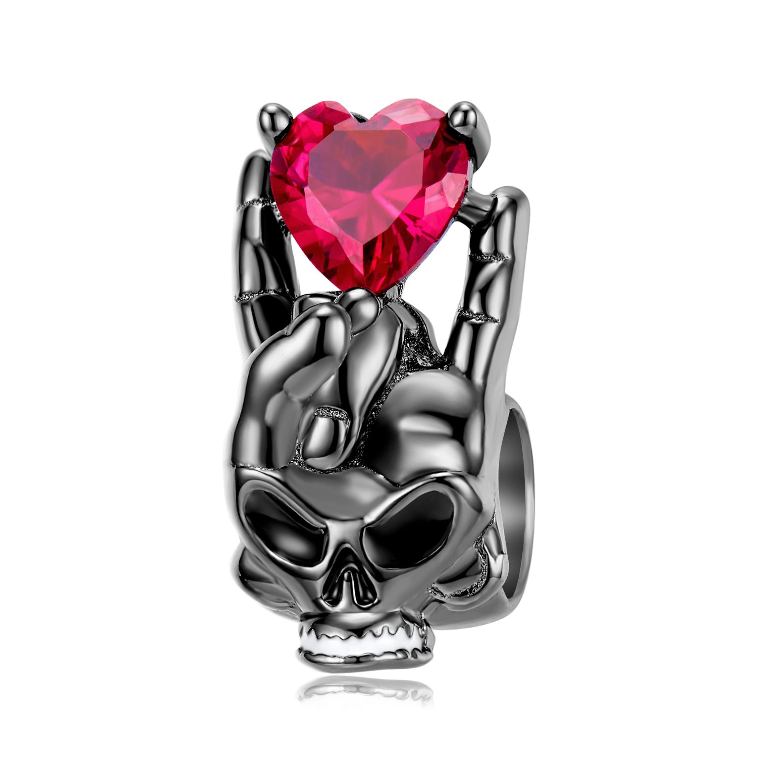 Heart Bead Punk Dropped By Skeleton