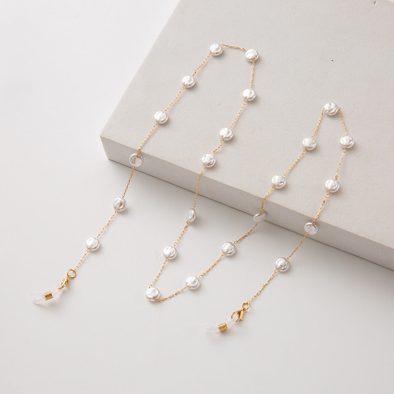 Simple Fashion Twisted Love Pearl Hanging Neck