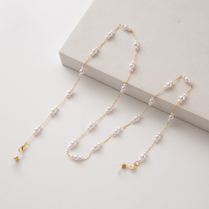 Simple Fashion Twisted Love Pearl Hanging Neck