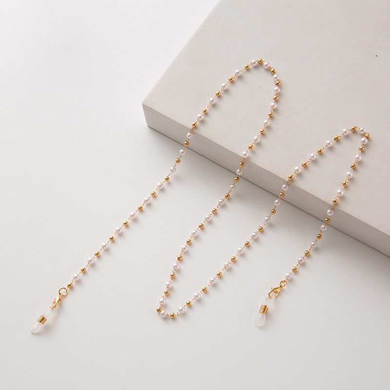 Simple Fashion Twisted Love Pearl Hanging Neck