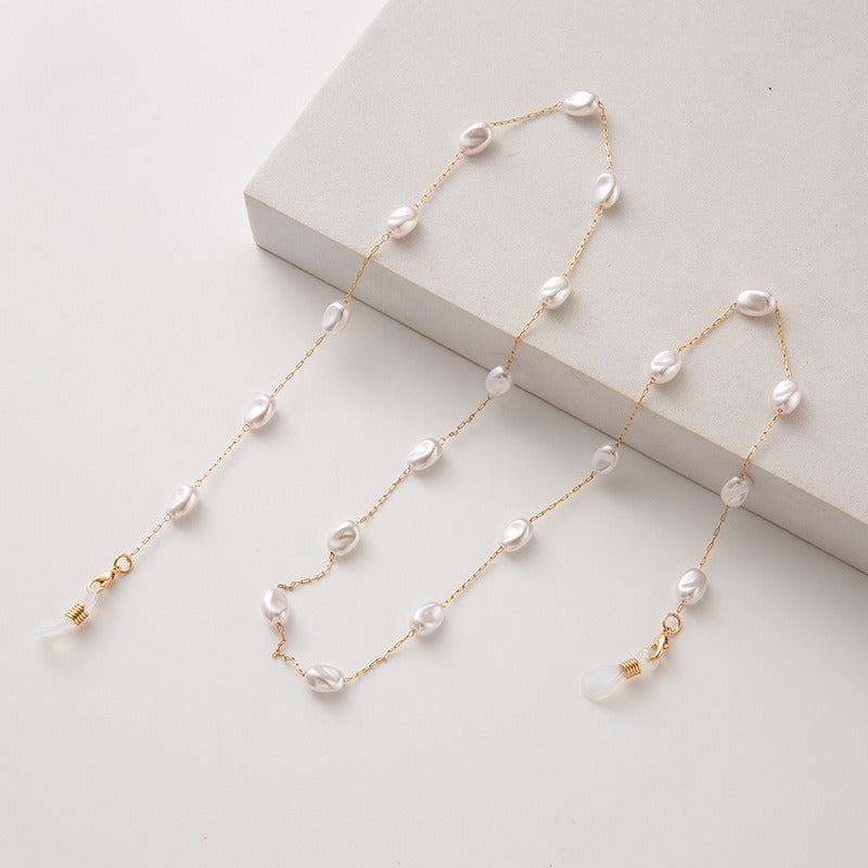 Simple Fashion Twisted Love Pearl Hanging Neck