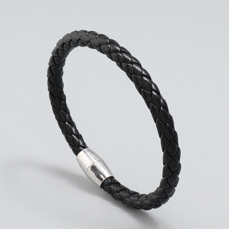 Simple Leather Multi-layer Woven Imitation Cowhide Bracelet