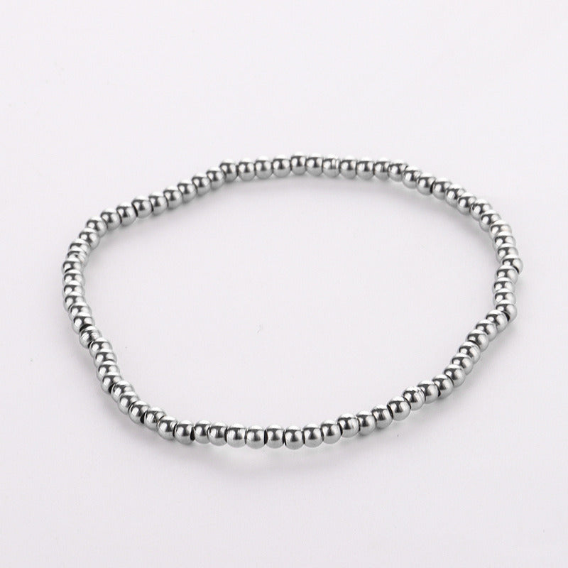 Fashion Stainless Steel Bead Bracelet