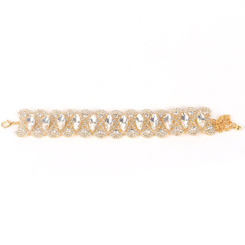 Multi Drainage Diamond Personalized Beach Anklet