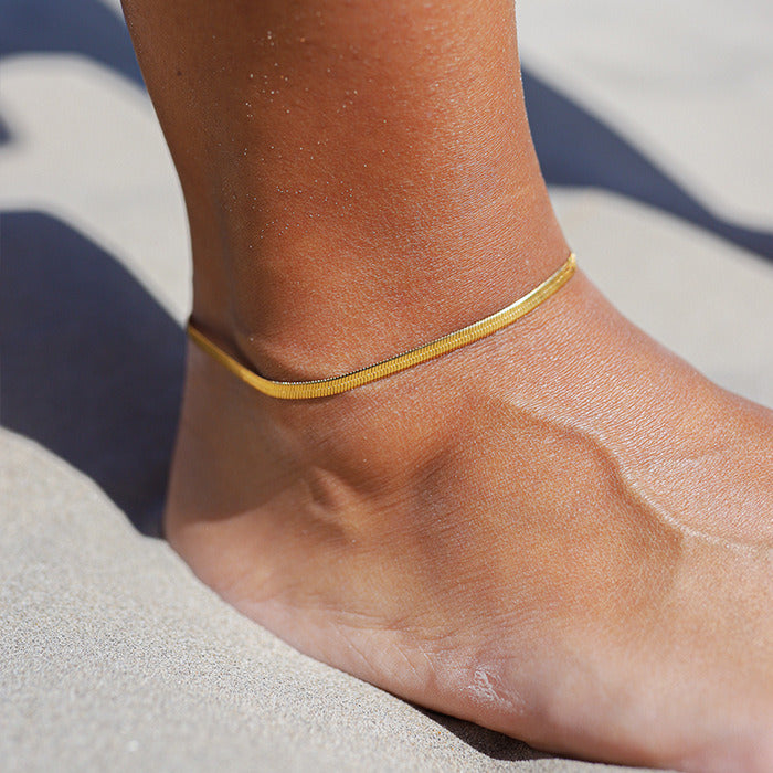 European And American Fashion Minimalist Retro Style Anklet