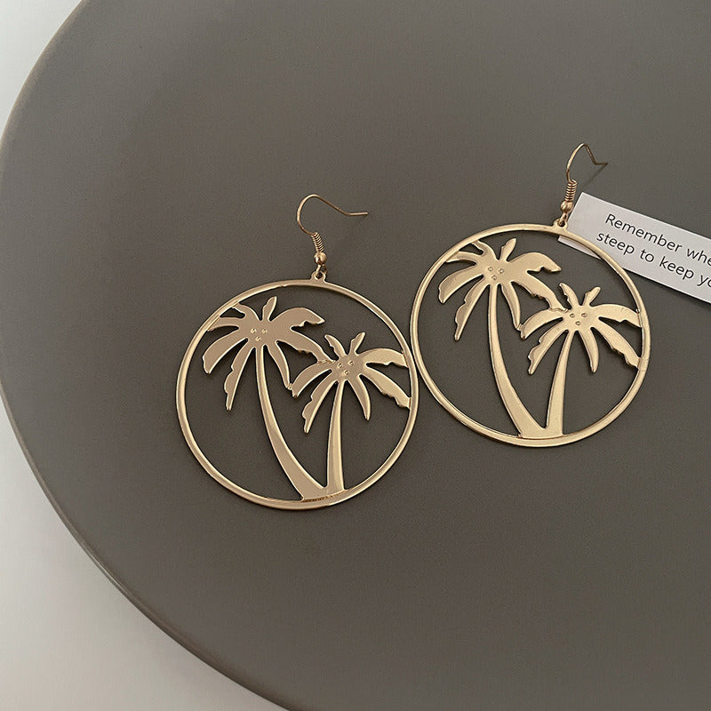 Coconut Tree Simple And Stylish Earrings