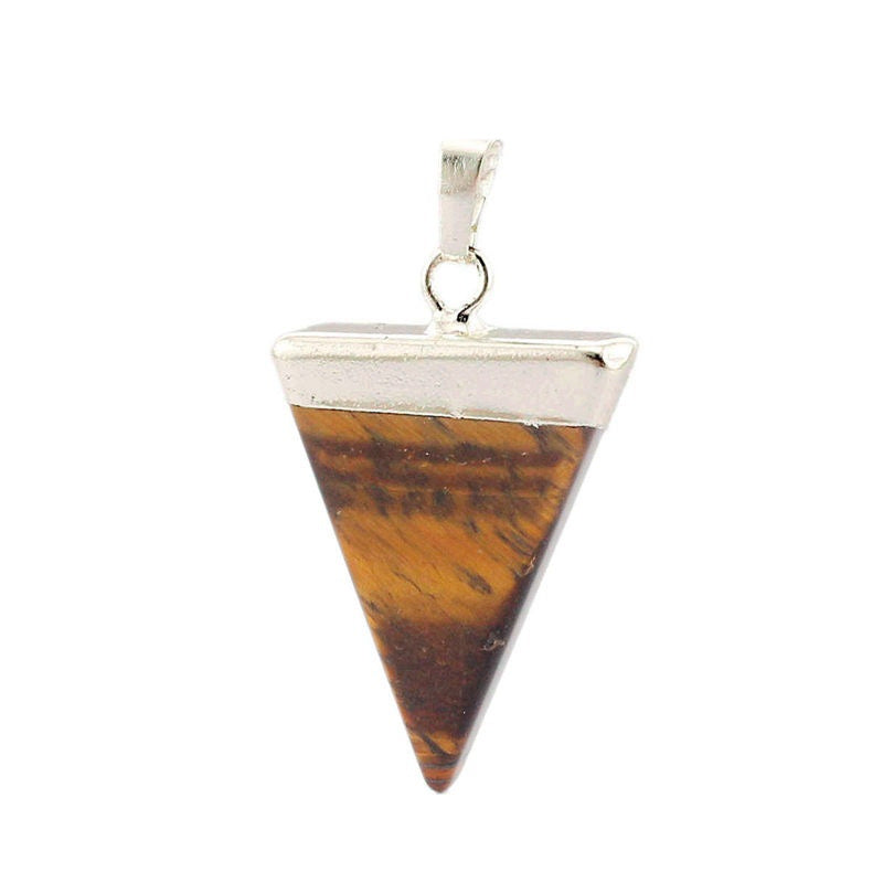 Simple Creative Triangle Crystal Pendant