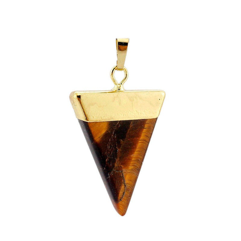 Simple Creative Triangle Crystal Pendant