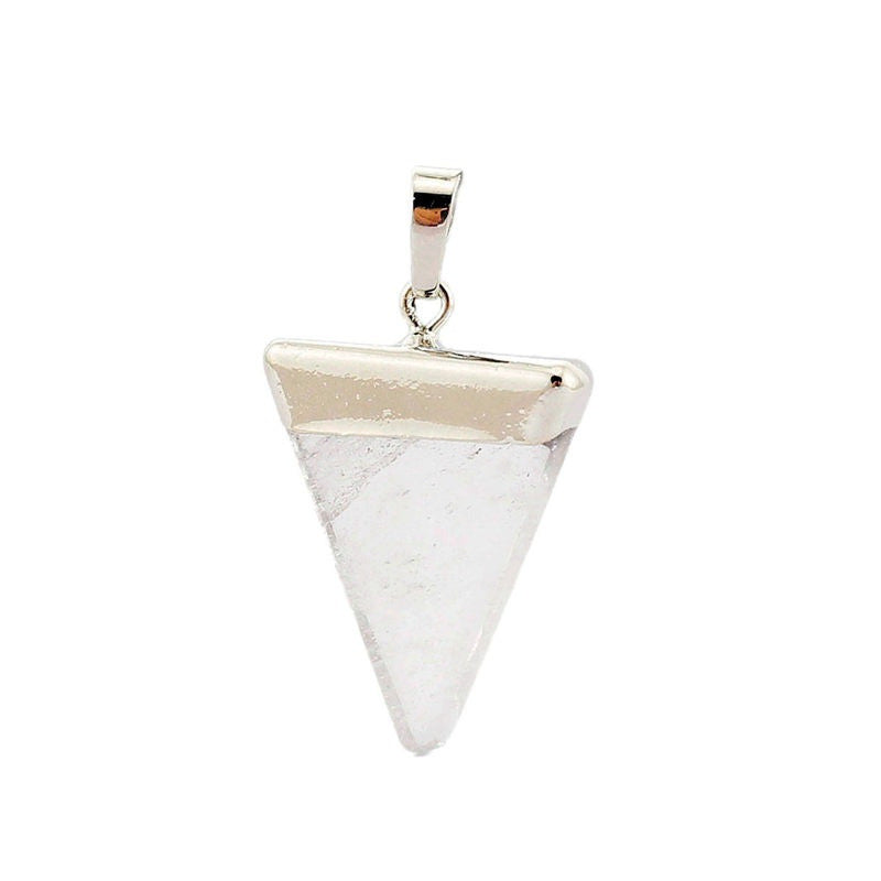 Simple Creative Triangle Crystal Pendant