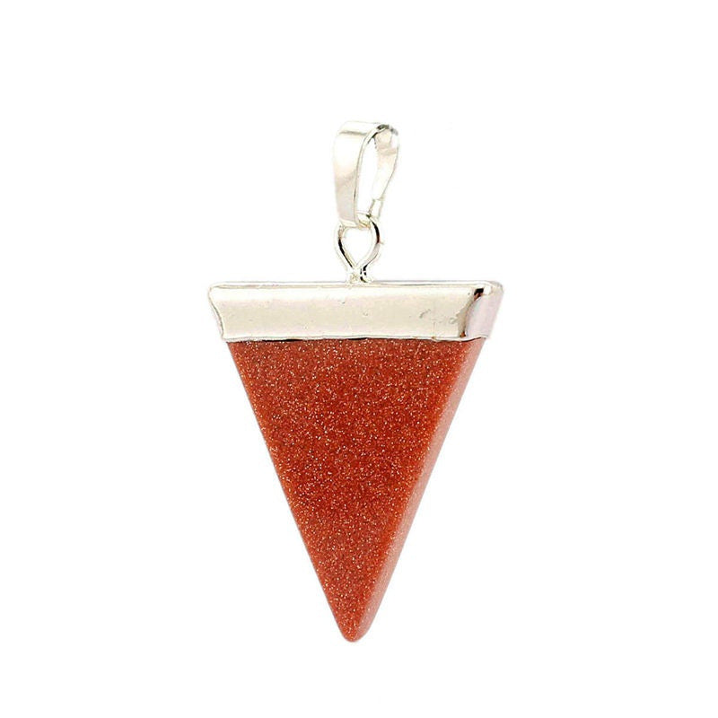 Simple Creative Triangle Crystal Pendant