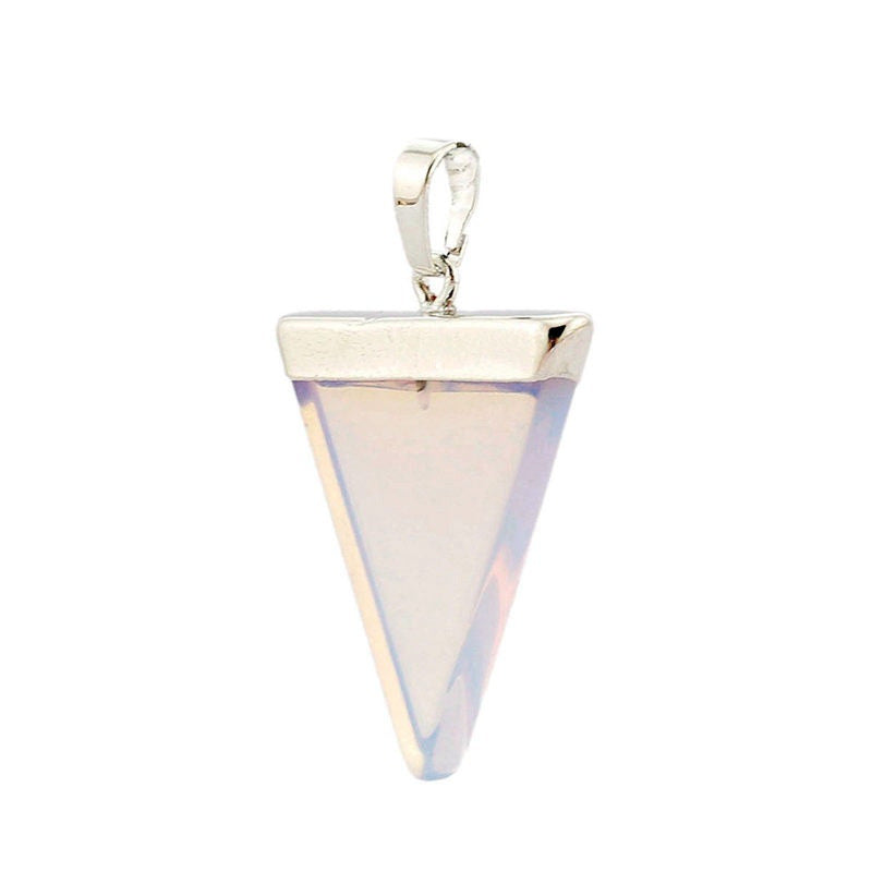 Simple Creative Triangle Crystal Pendant