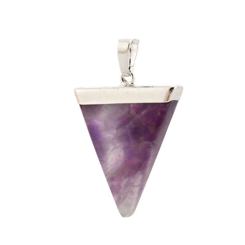 Simple Creative Triangle Crystal Pendant