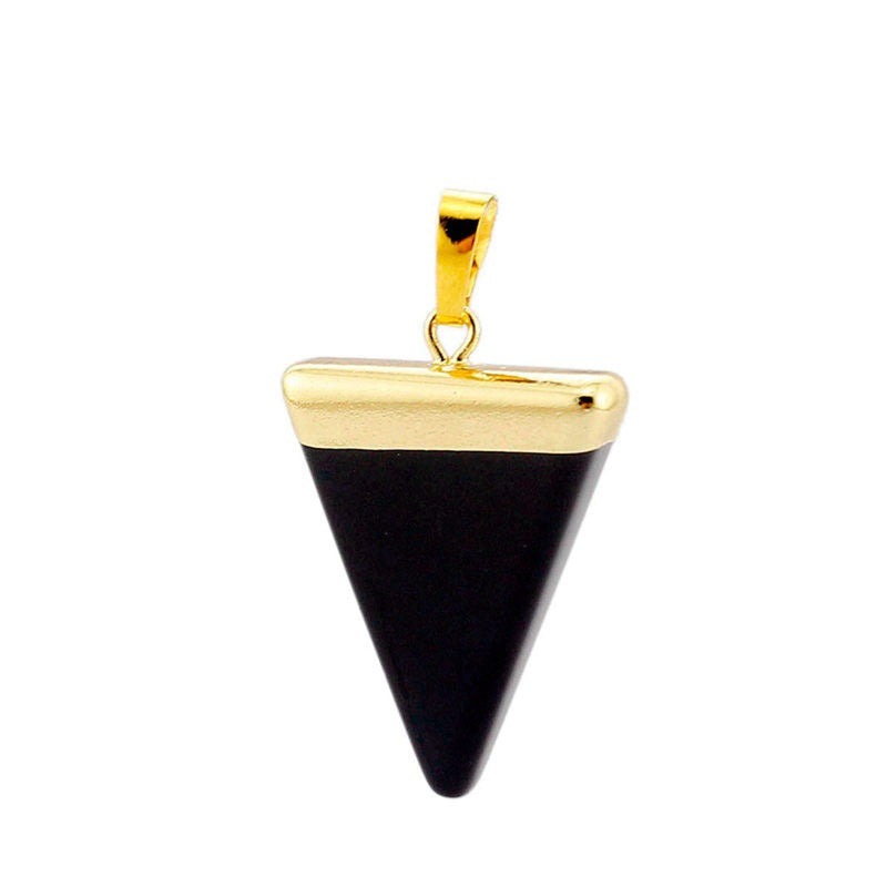 Simple Creative Triangle Crystal Pendant