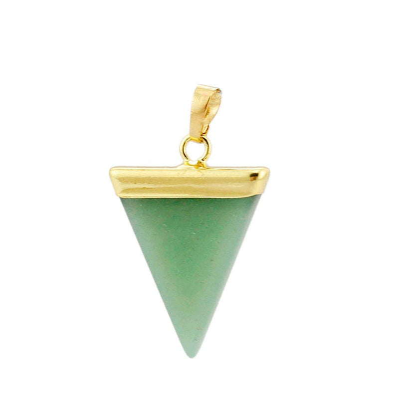 Simple Creative Triangle Crystal Pendant