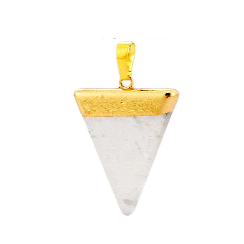 Simple Creative Triangle Crystal Pendant