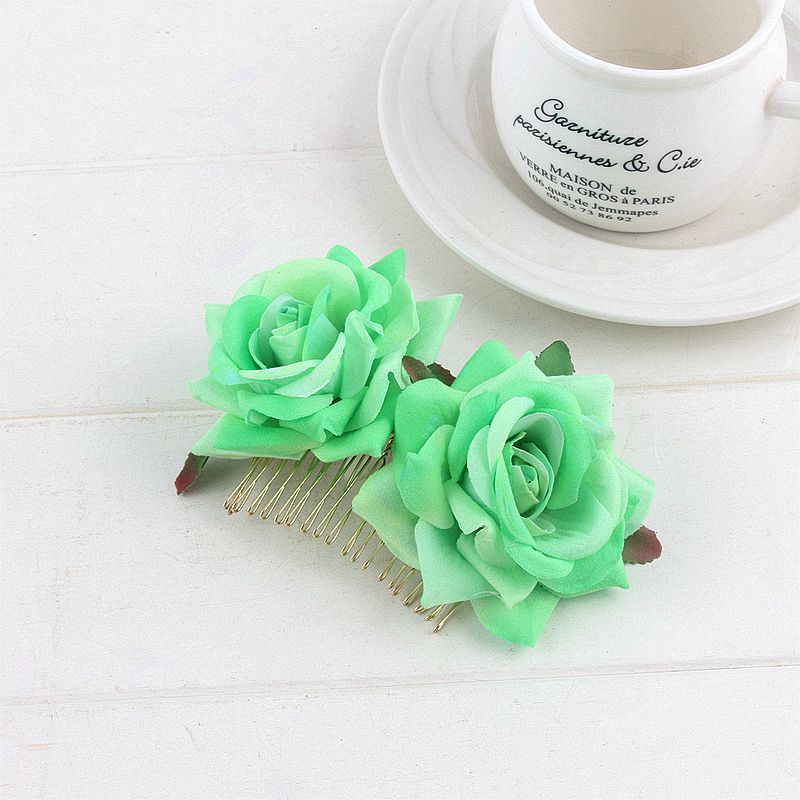 Flannel Rose Hair Comb Headdress Hair Comb Hair Accessories