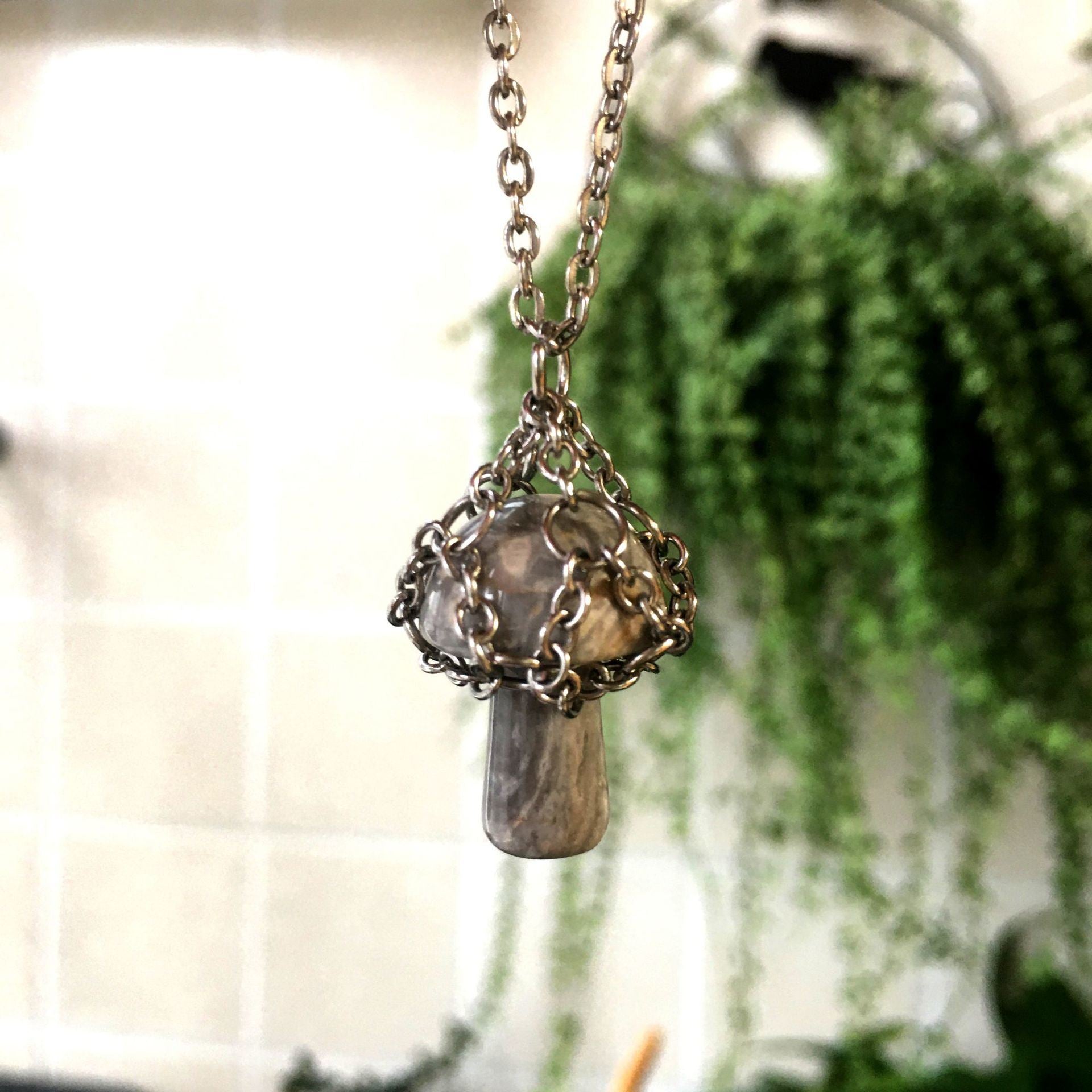 Creative Cute Little Mushroom Pendant Necklace