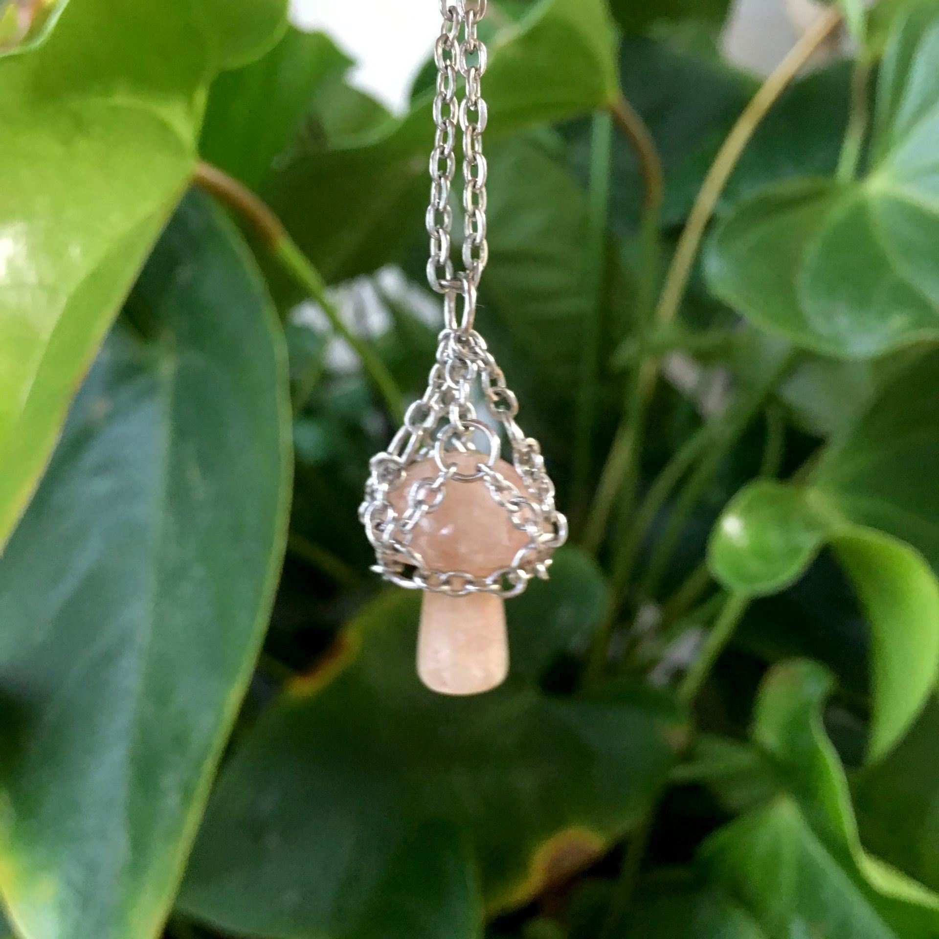 Creative Cute Little Mushroom Pendant Necklace