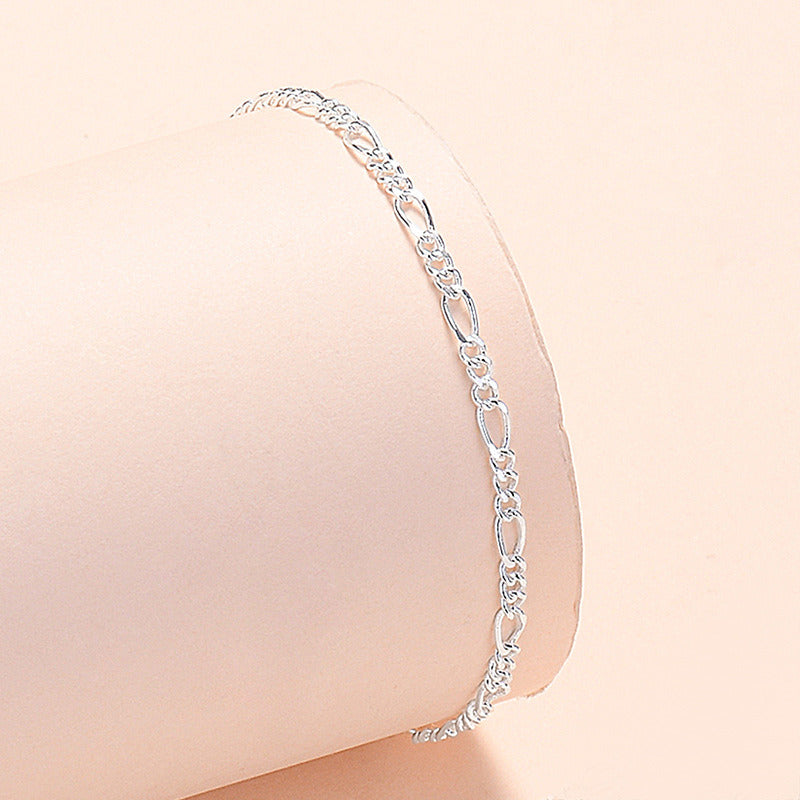 Women's Fashion Silver Plated Geometric Bracelet