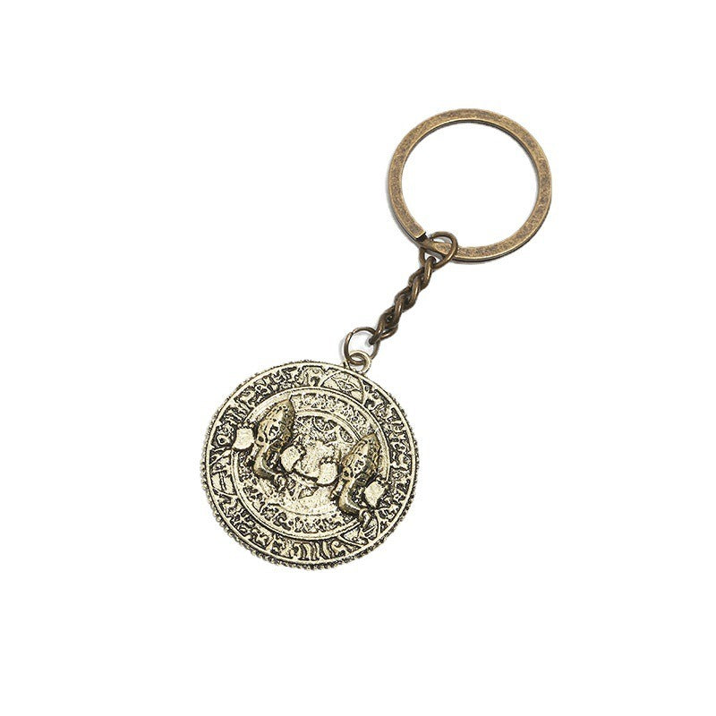 Lost Heritage Pendant Ancient Gold Coin All-match Fashion Necklace